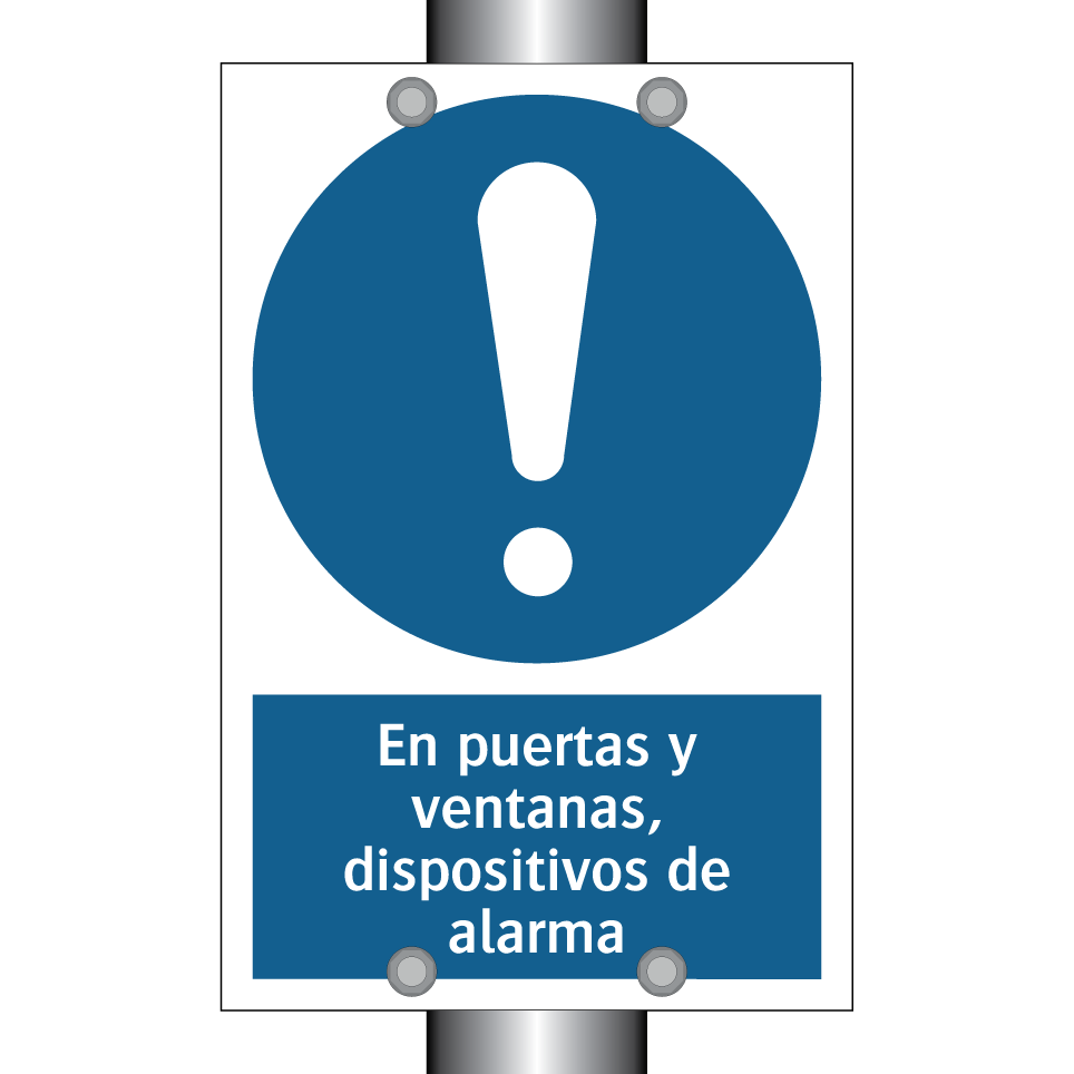 En puertas y ventanas, dispositivos de alarma