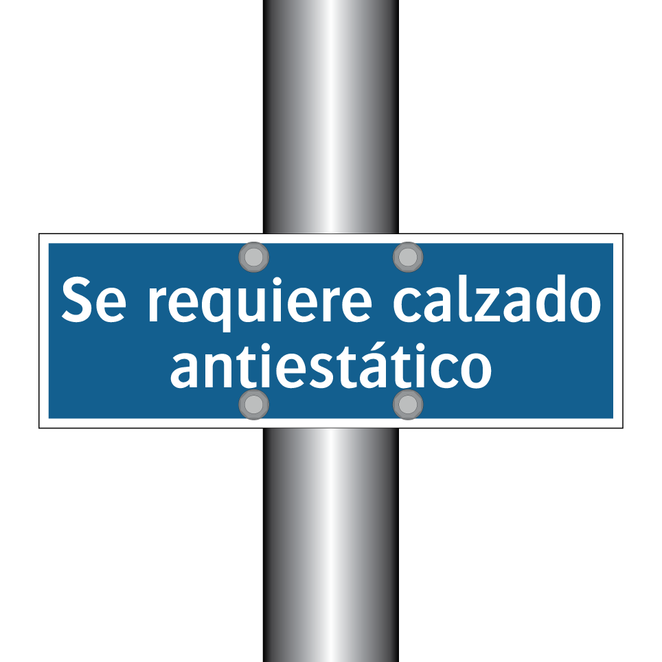 Se requiere calzado antiestático