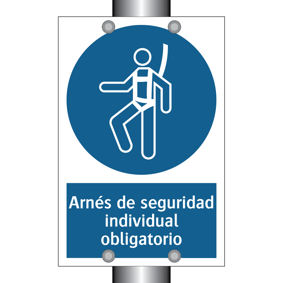 Arnés de seguridad individual obligatorio