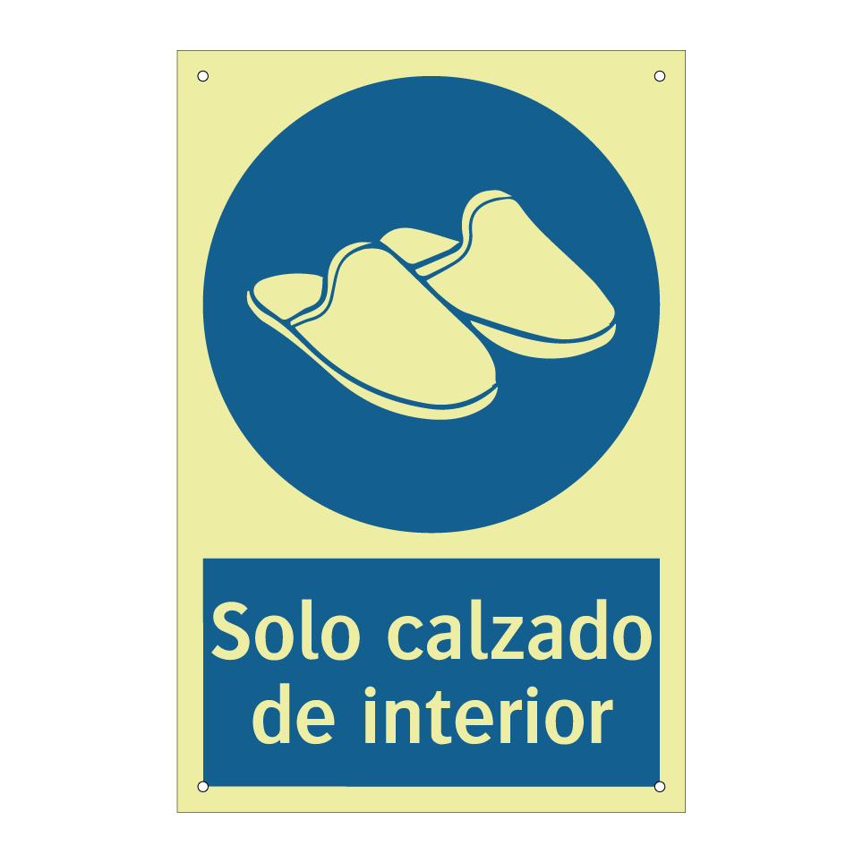 Solo calzado de interior