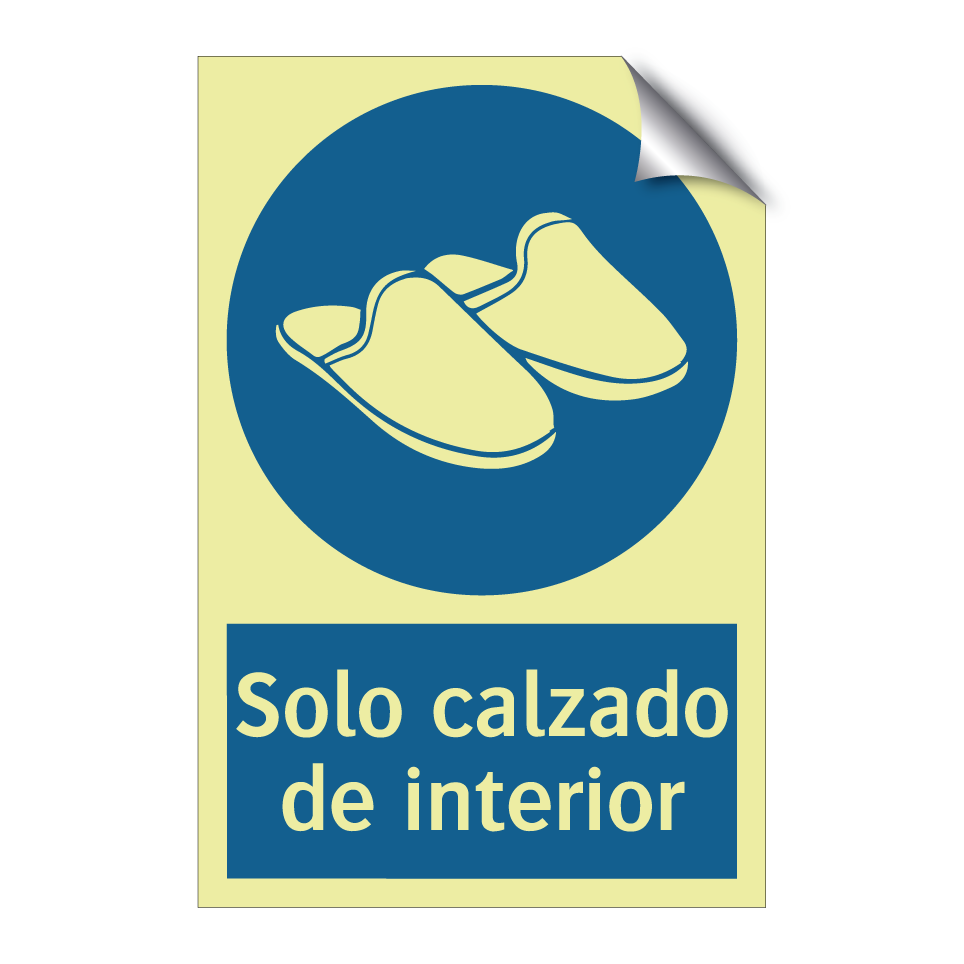 Solo calzado de interior