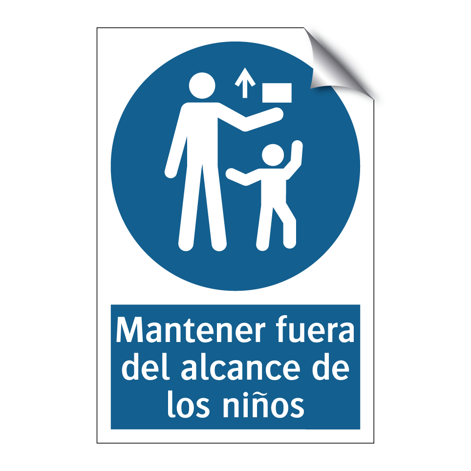 Mantener fuera del alcance de los niños
