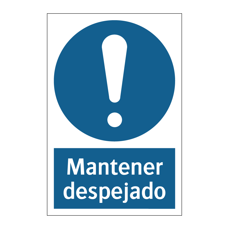 Mantener despejado