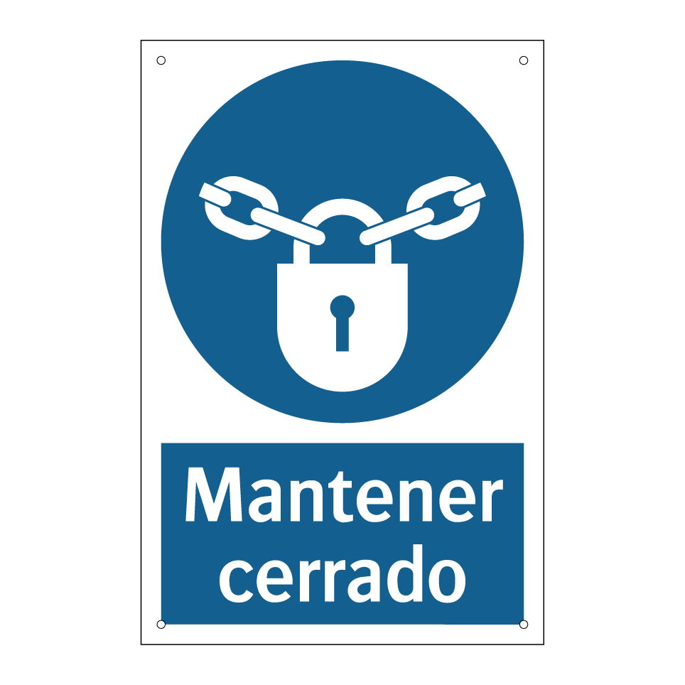 Mantener cerrado