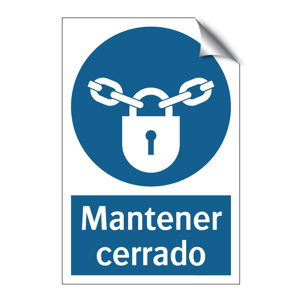 Mantener cerrado