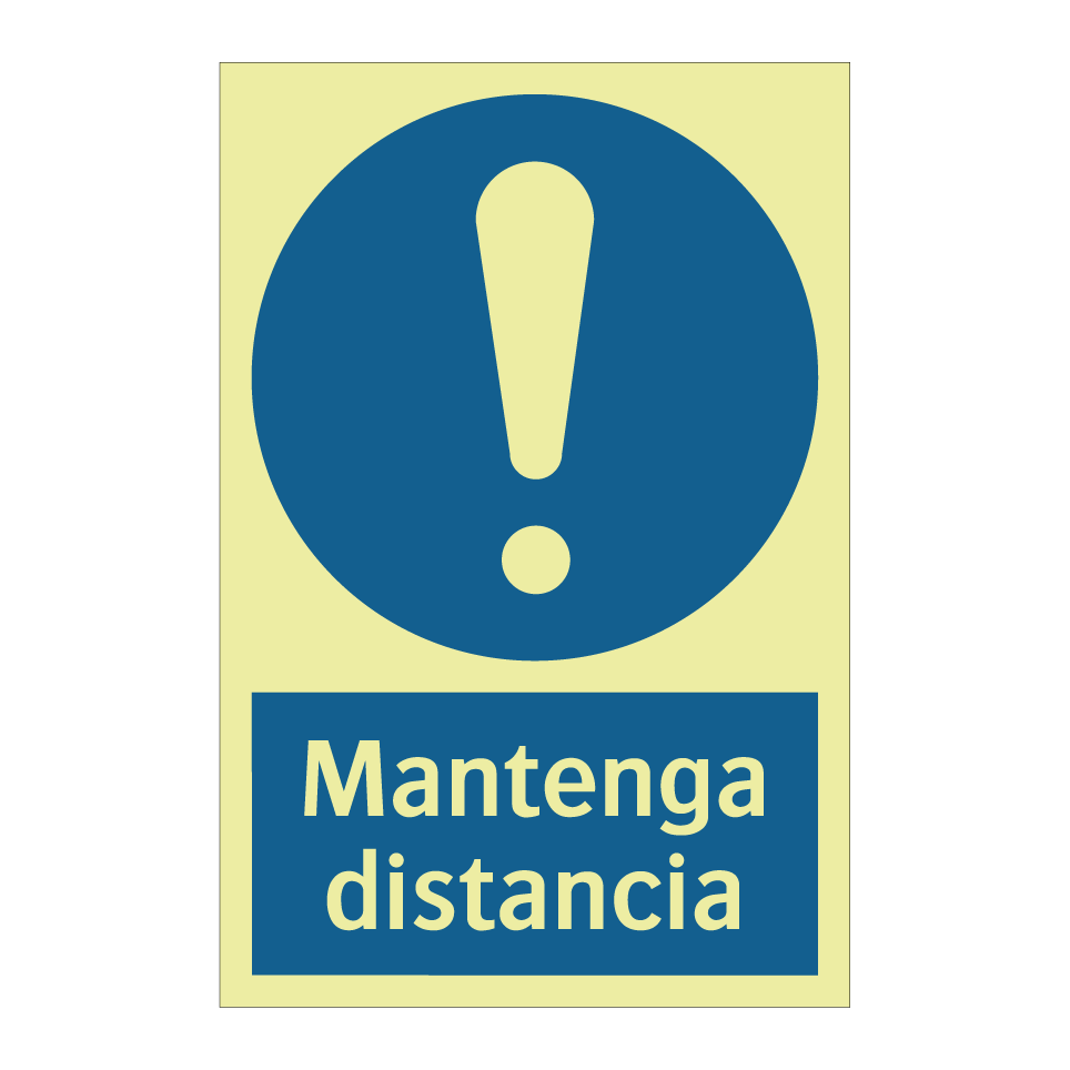 Mantenga distancia