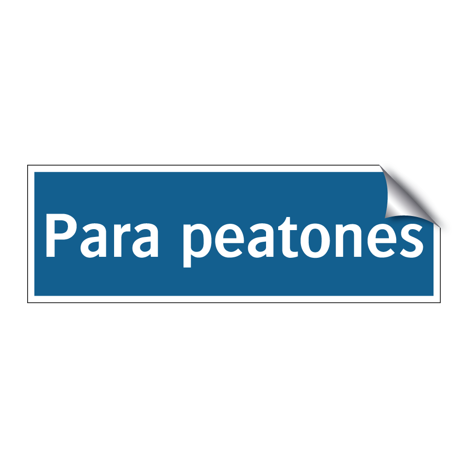 Para peatones