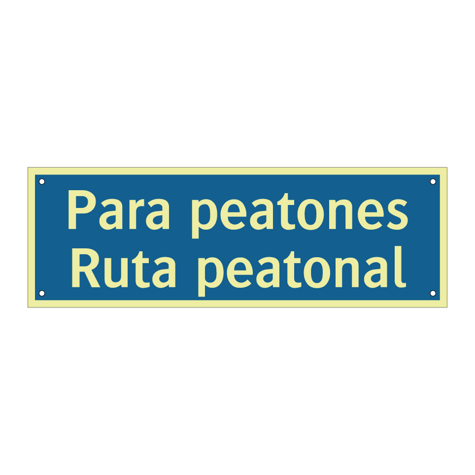 Para peatones Ruta peatonal