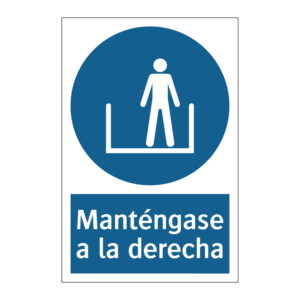 Manténgase a la derecha