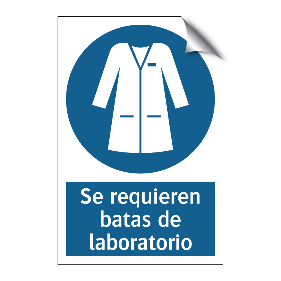 Se requieren batas de laboratorio