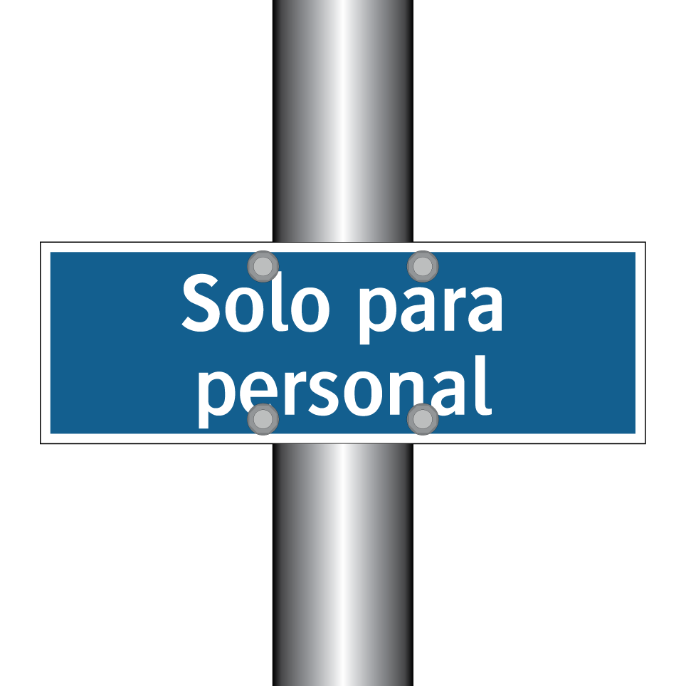 Solo para personal