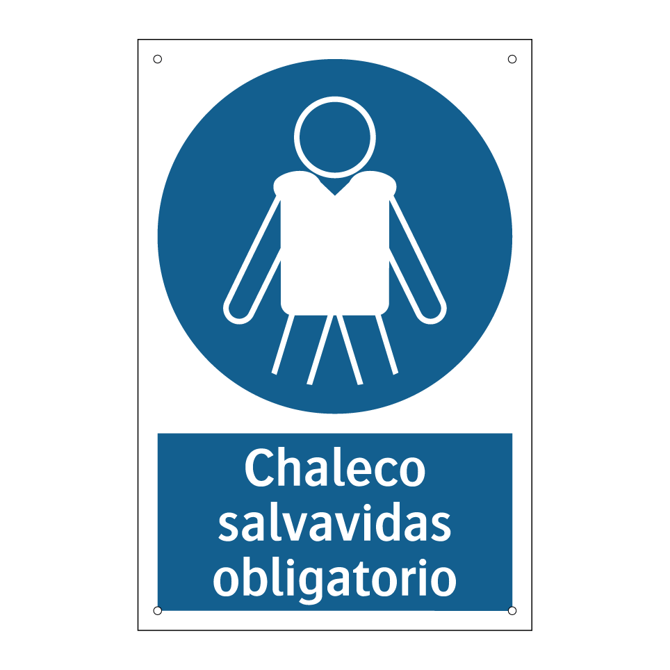 Chaleco salvavidas obligatorio