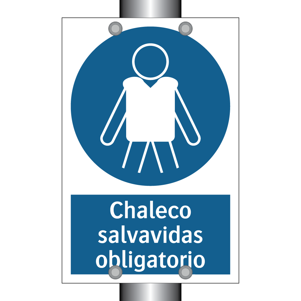 Chaleco salvavidas obligatorio