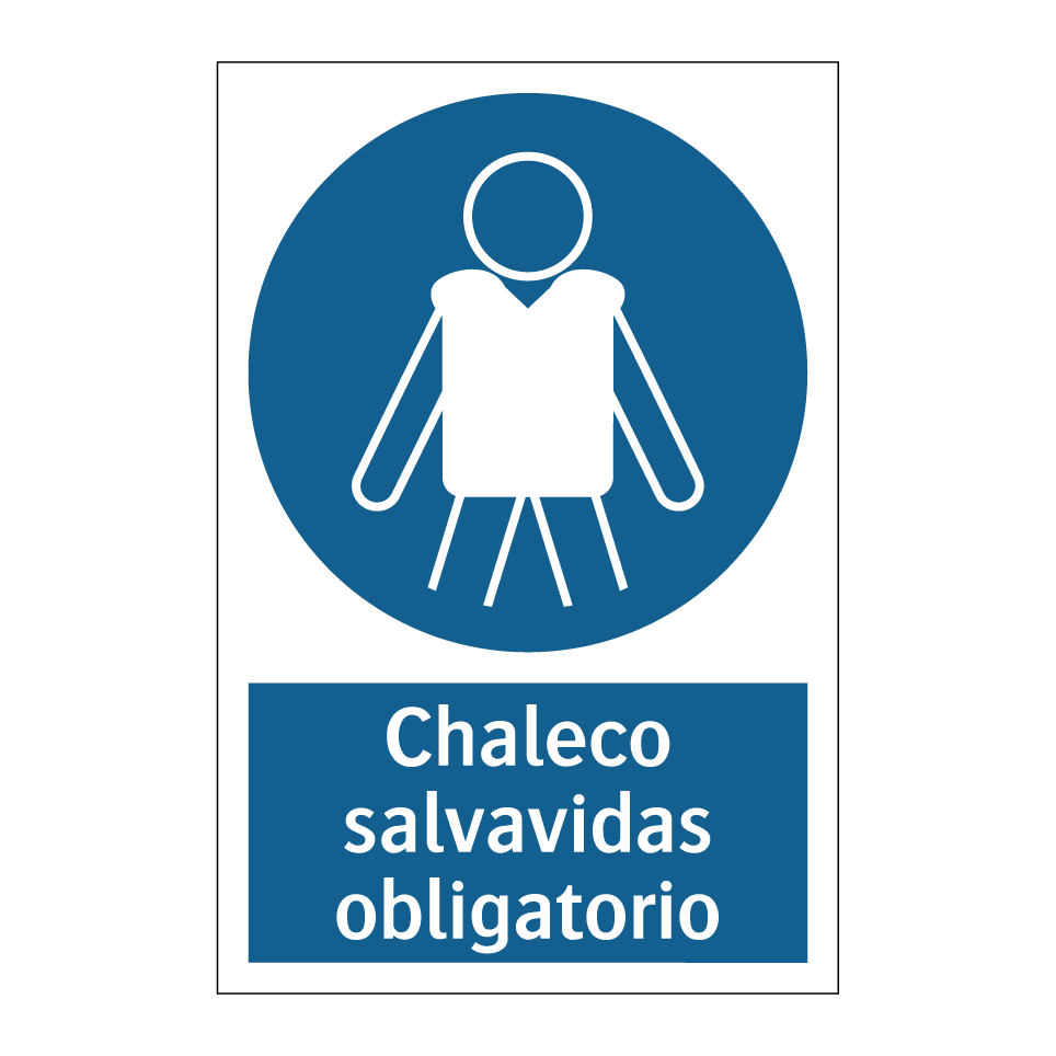 Chaleco salvavidas obligatorio