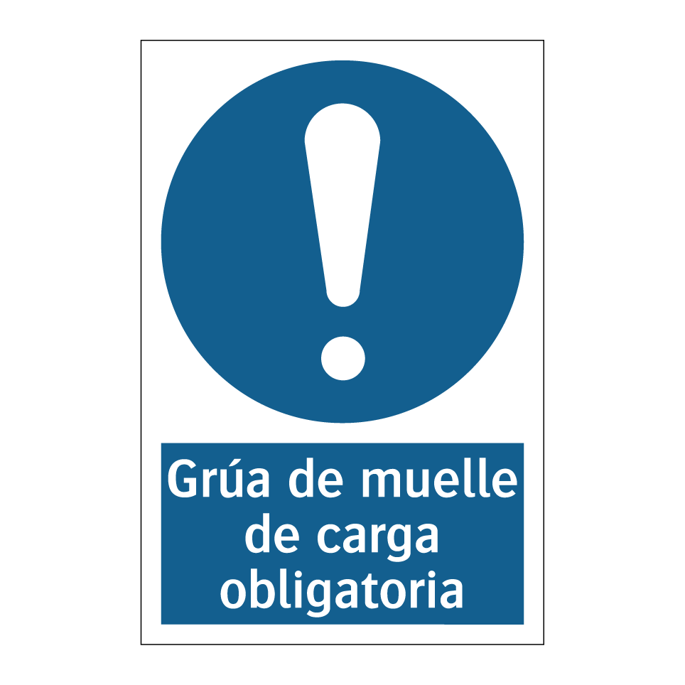 Grúa de muelle de carga obligatoria