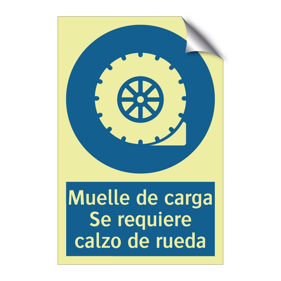 Muelle de carga Se requiere calzo de rueda