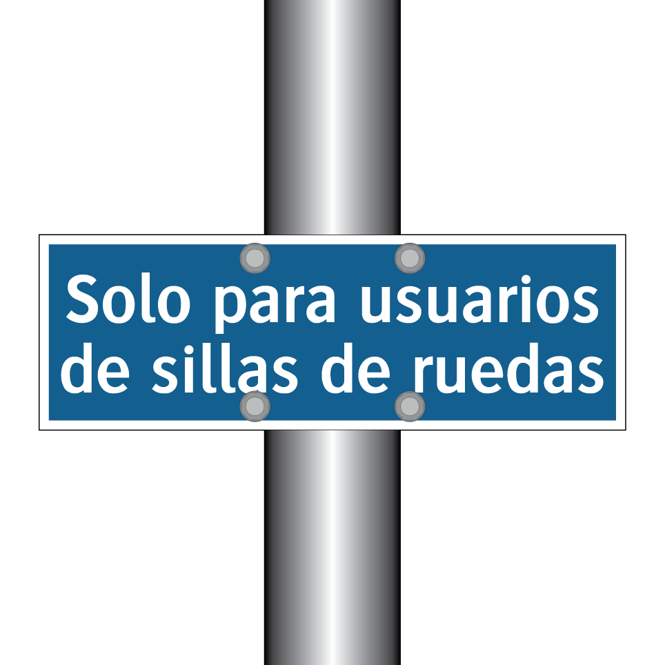 Solo para usuarios de sillas de ruedas