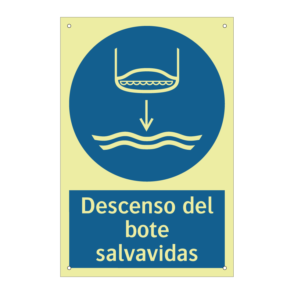 Descenso del bote salvavidas