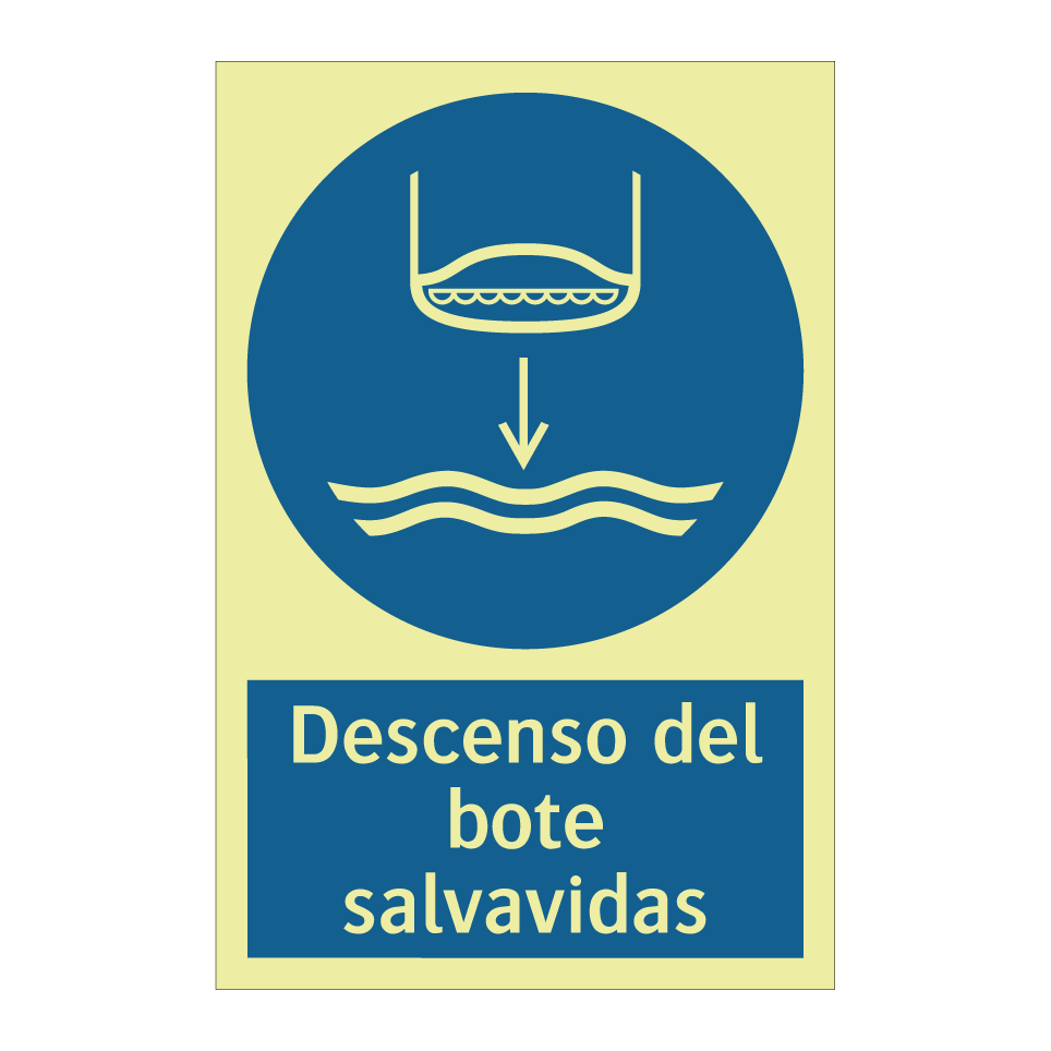 Descenso del bote salvavidas