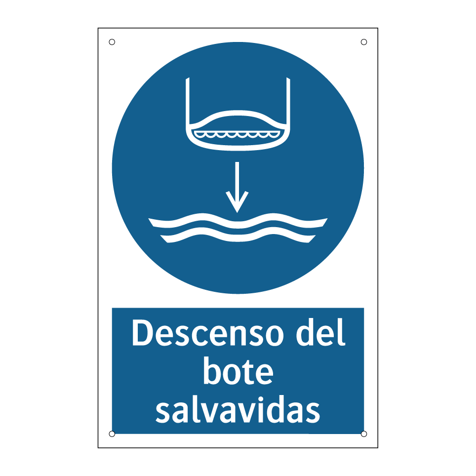Descenso del bote salvavidas