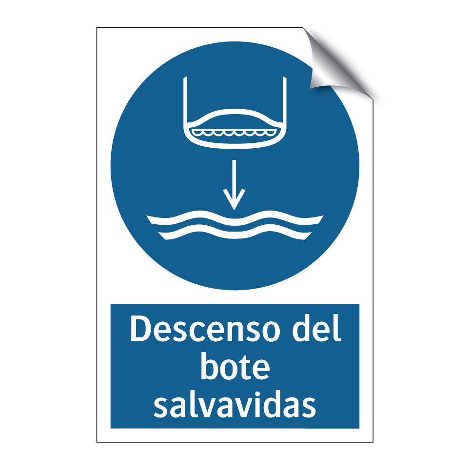 Descenso del bote salvavidas