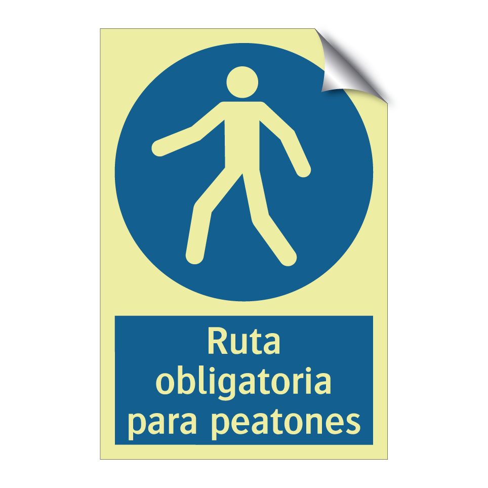 Ruta obligatoria para peatones