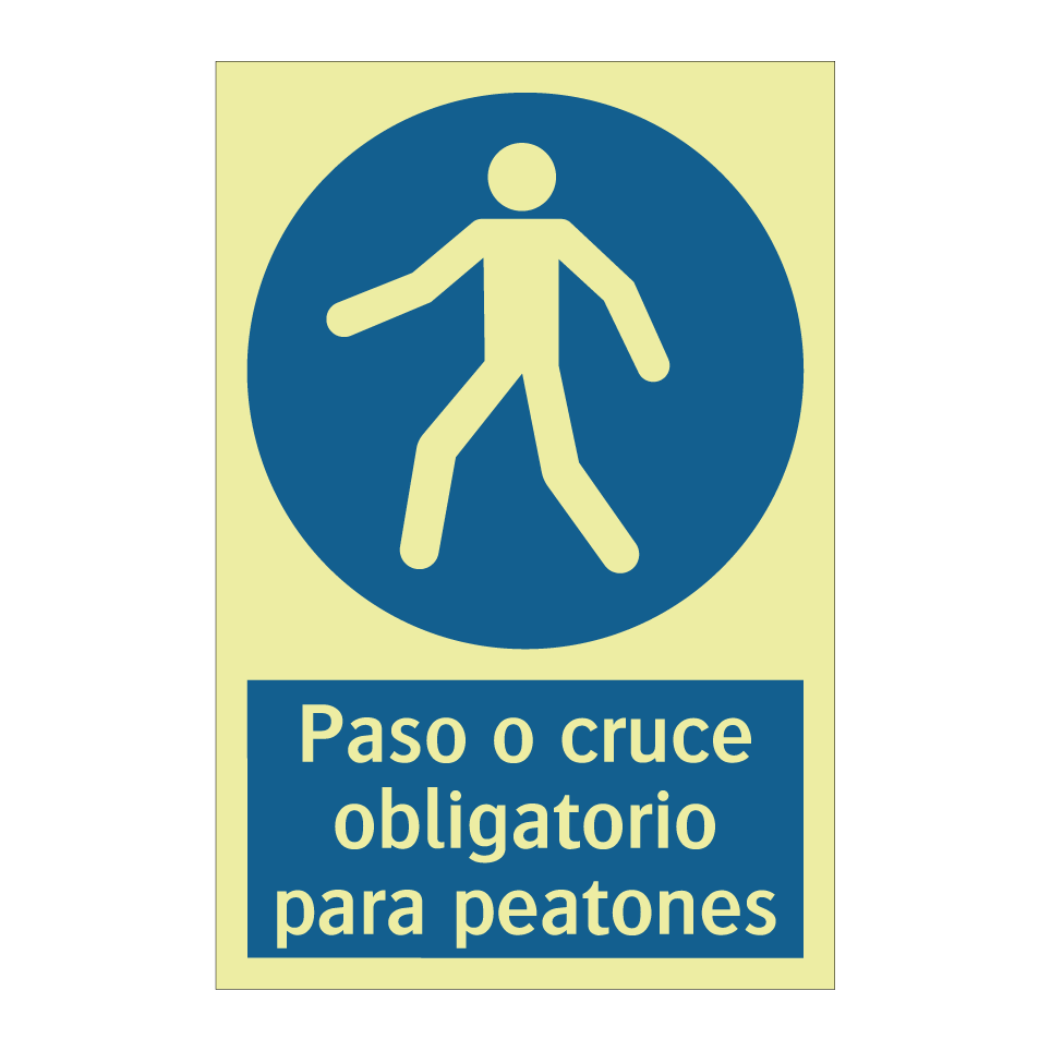 Paso o cruce obligatorio para peatones