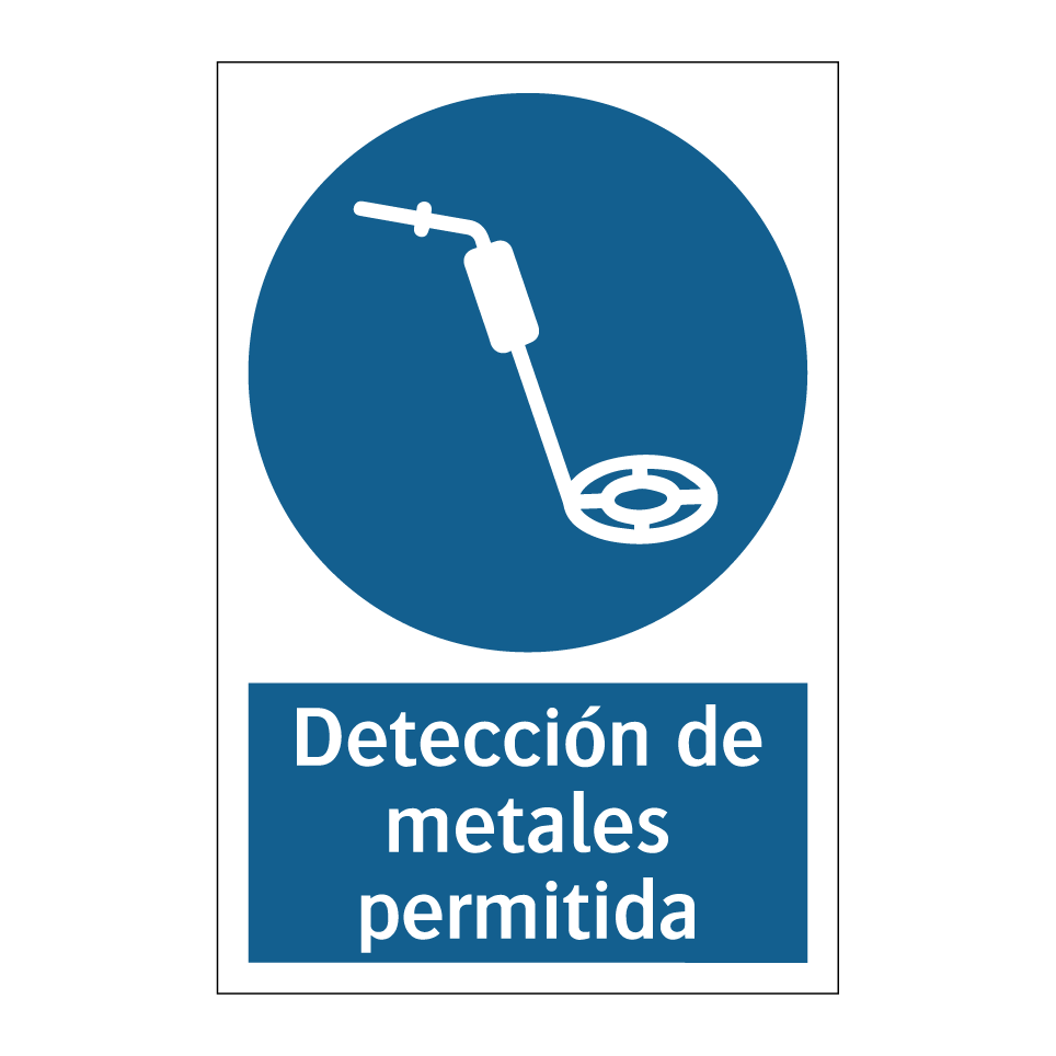 Detección de metales permitida
