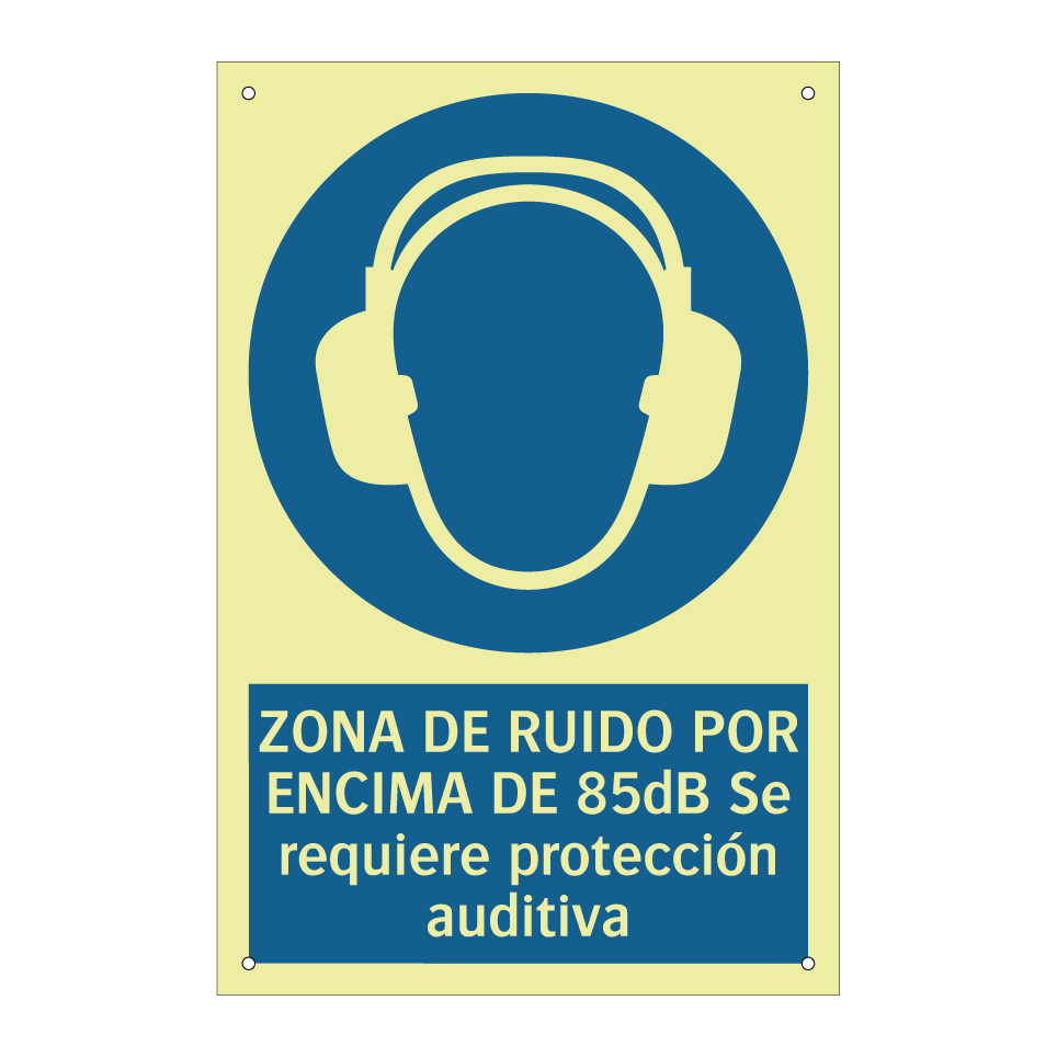 ZONA DE RUIDO POR ENCIMA DE 85dB Se requiere protección auditiva