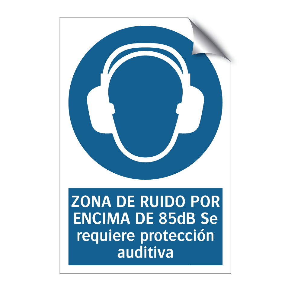 ZONA DE RUIDO POR ENCIMA DE 85dB Se requiere protección auditiva