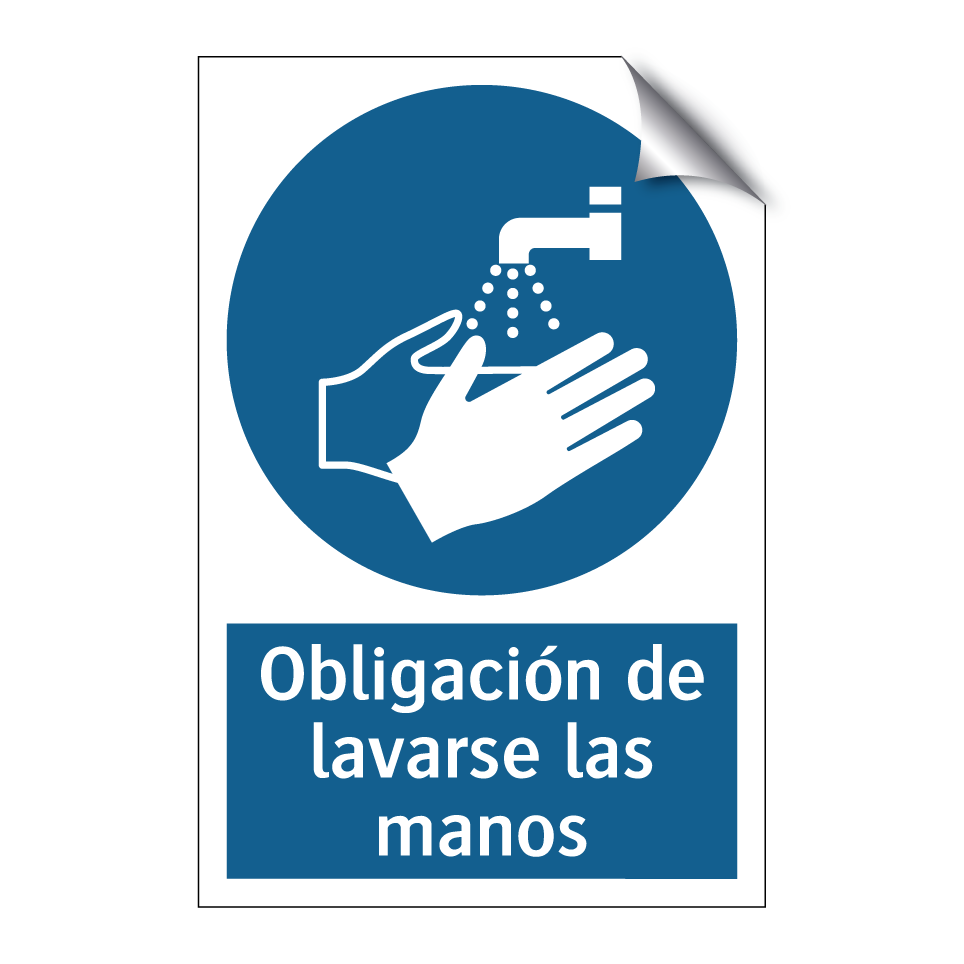 Obligación de lavarse las manos