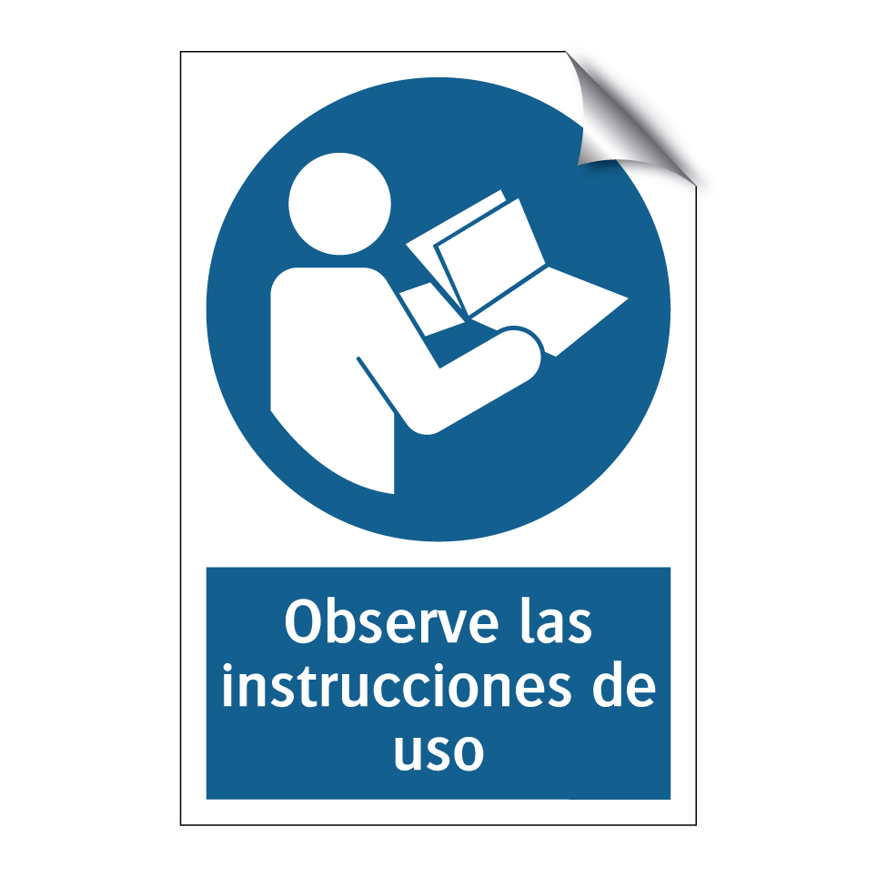Observe las instrucciones de uso