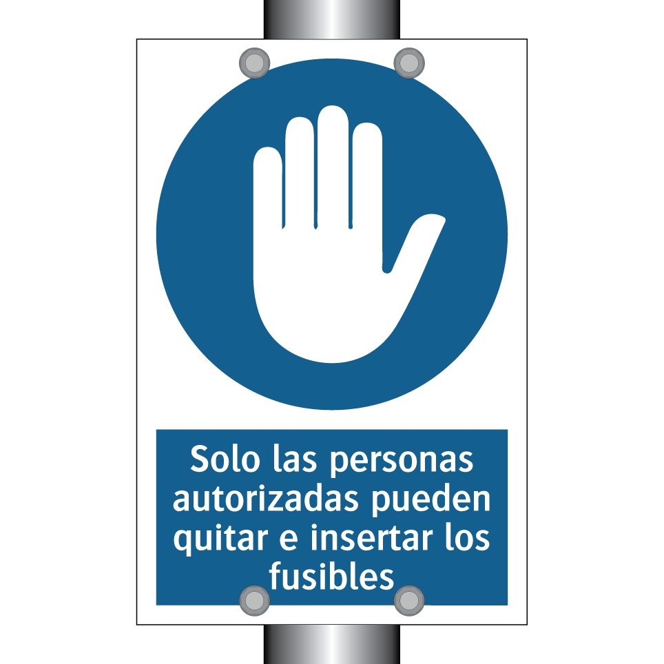 Solo las personas autorizadas pueden quitar e insertar los fusibles