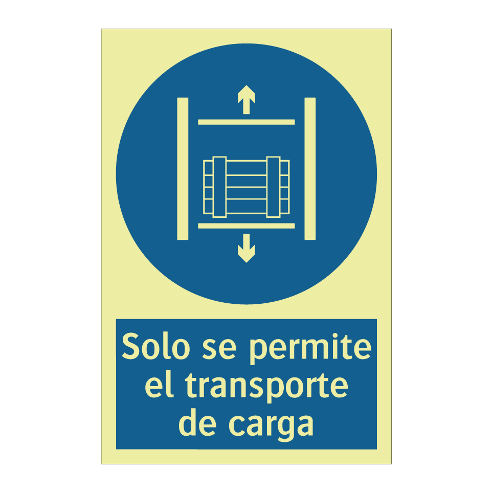 Solo se permite el transporte de carga