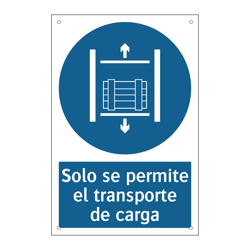 Solo se permite el transporte de carga