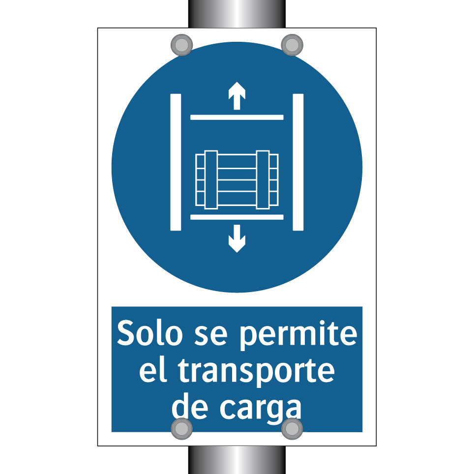 Solo se permite el transporte de carga