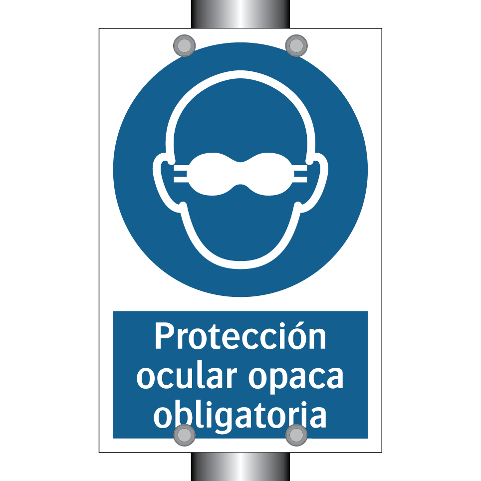 Protección ocular opaca obligatoria