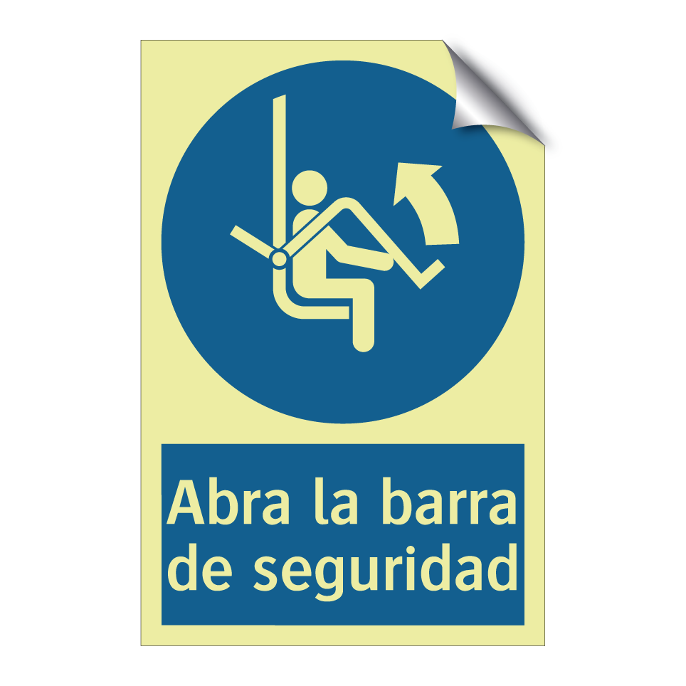 Abra la barra de seguridad