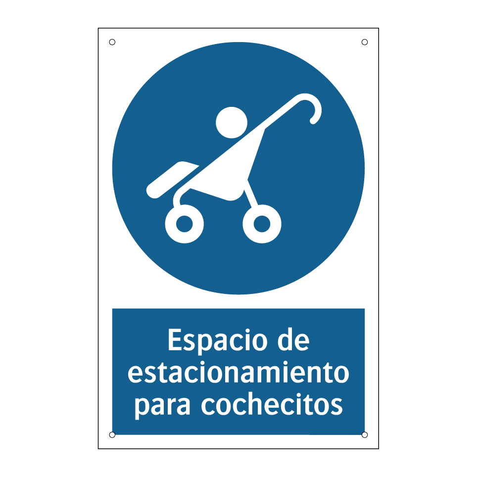 Espacio de estacionamiento para cochecitos