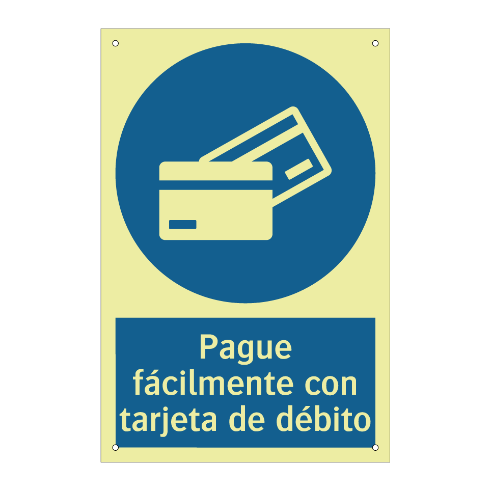 Pague fácilmente con tarjeta de débito