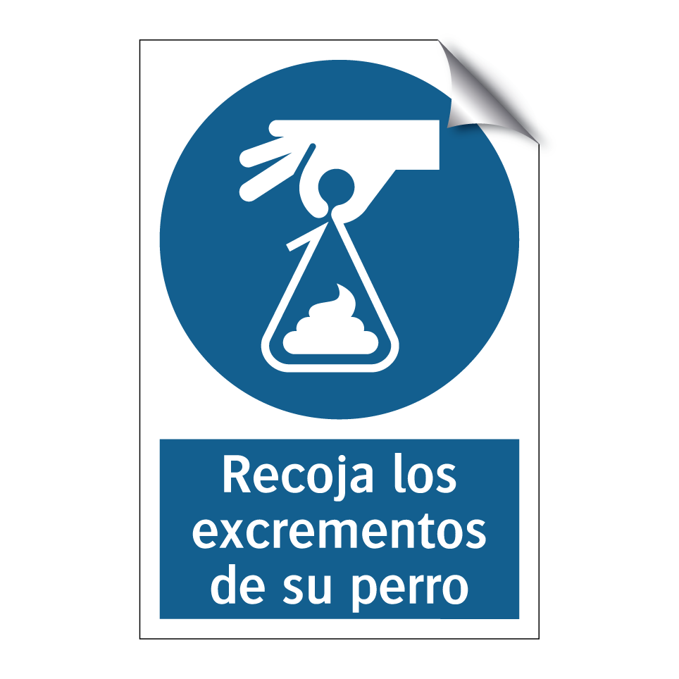 Recoja los excrementos de su perro