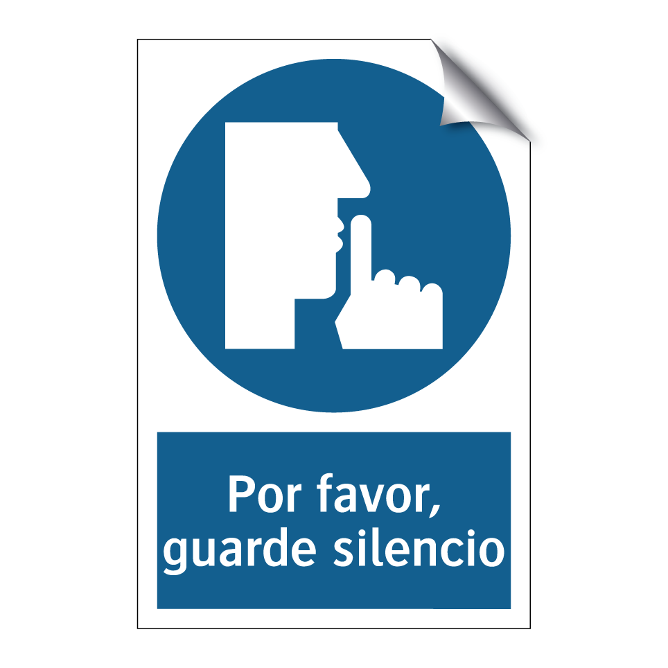 Por favor, guarde silencio