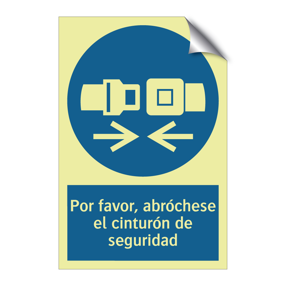 Por favor, abróchese el cinturón de seguridad