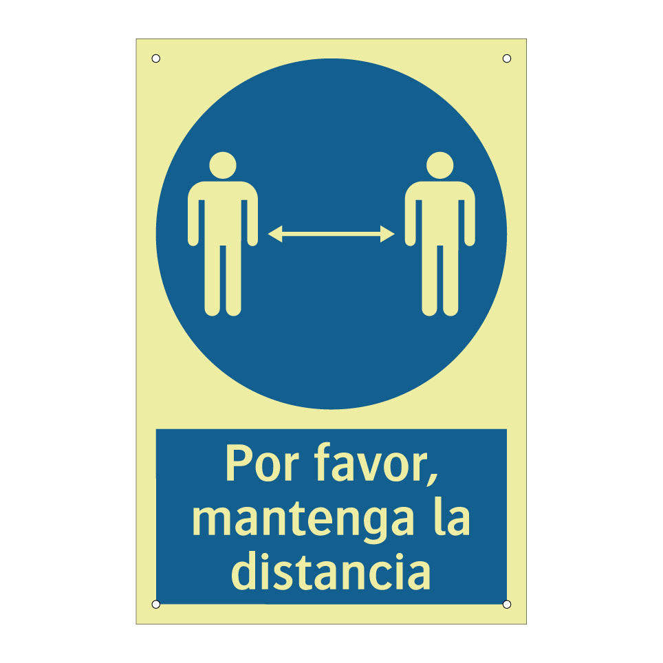 Por favor, mantenga la distancia