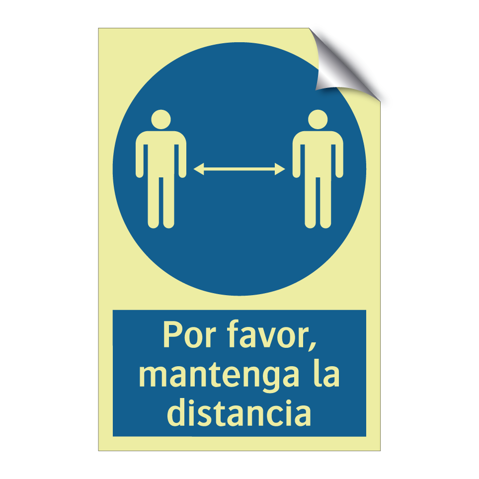 Por favor, mantenga la distancia