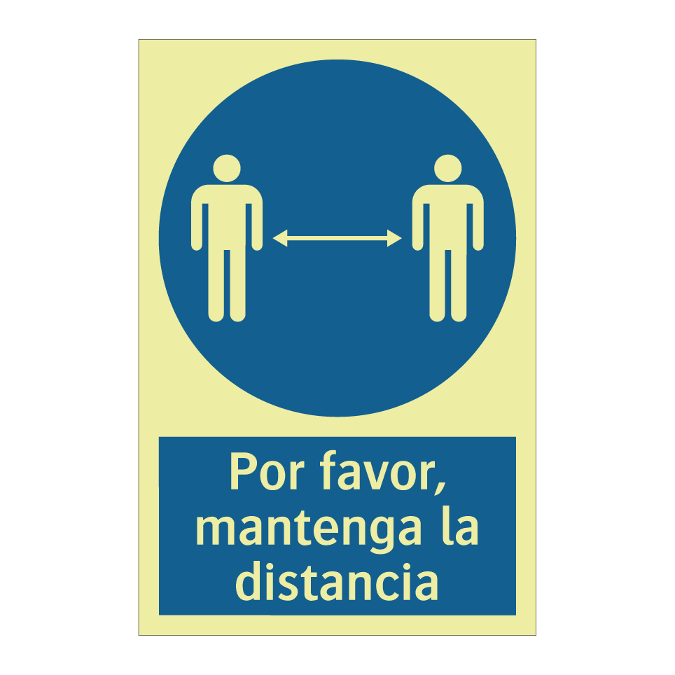 Por favor, mantenga la distancia