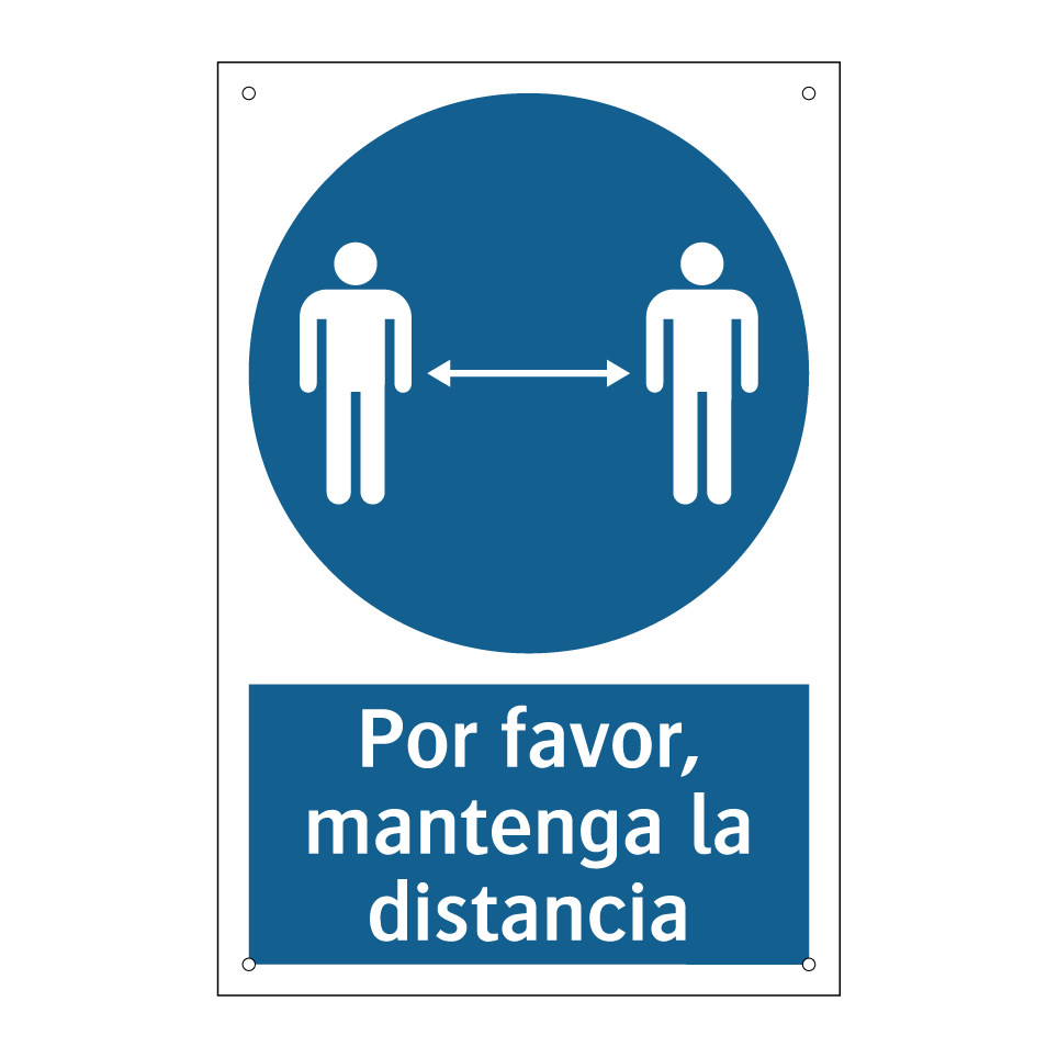 Por favor, mantenga la distancia