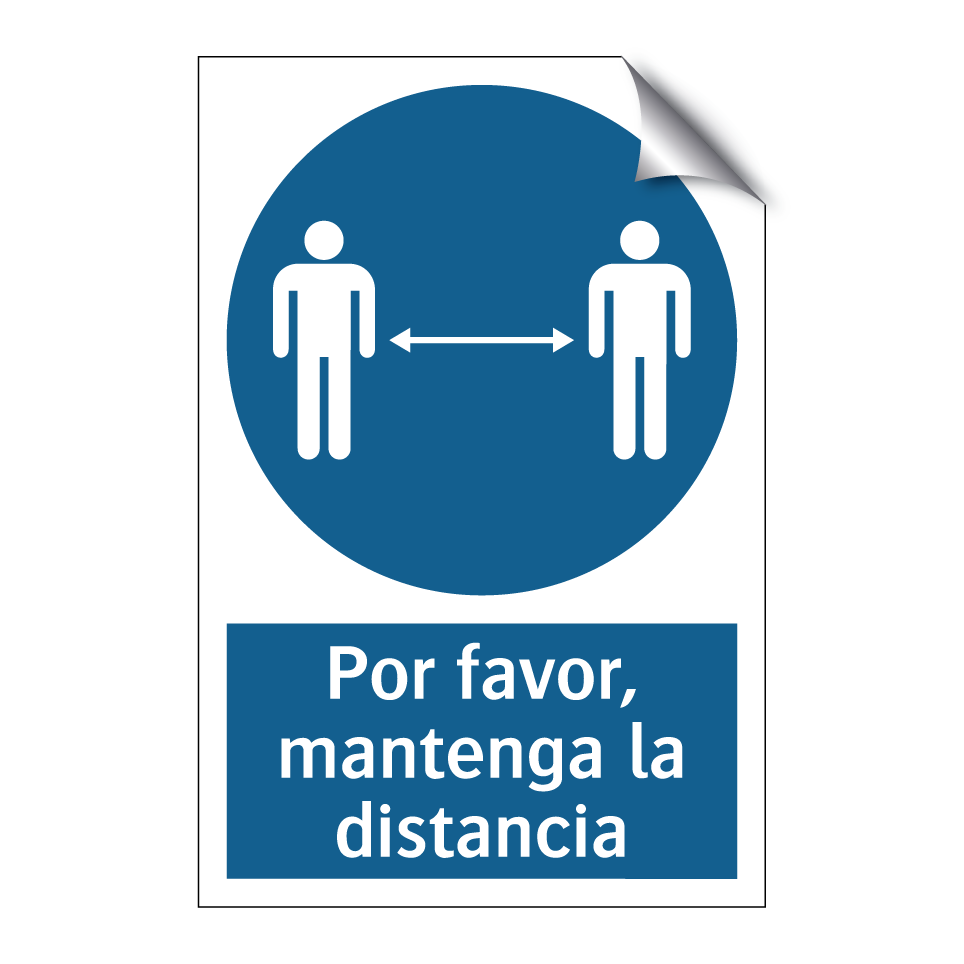 Por favor, mantenga la distancia