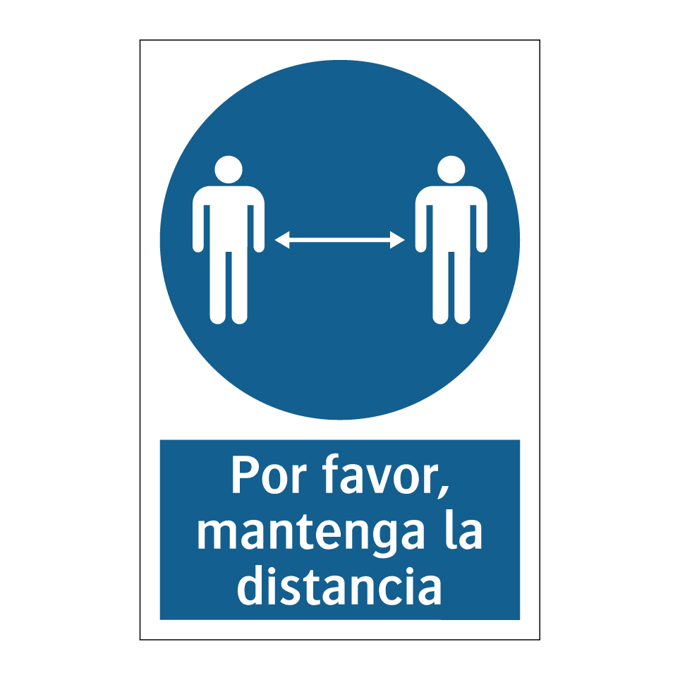 Por favor, mantenga la distancia