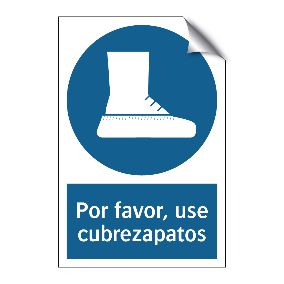 Por favor, use cubrezapatos